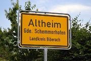 Ortseingangsschild Altheim